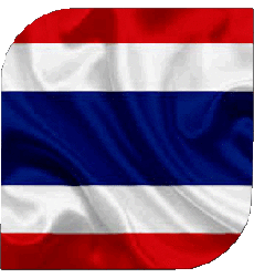 Banderas Asia Tailandia Plaza 