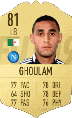 Multimedia Vídeo Juegos F I F A - Jugadores  cartas Argelia Faouzi Ghoulam 