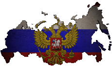 Bandiere Europa Russia Carta Geografica 