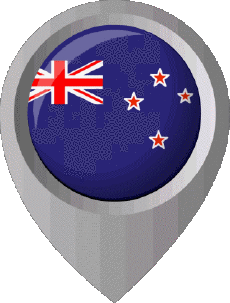 Bandiere Oceania Nuova Zelanda Perno di posizione 