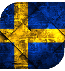 Bandiere Europa Scamosciato Quadrato 