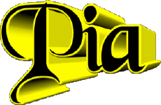 First Names FEMININE - Italy P Pia 