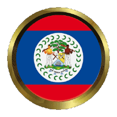 Flags America Belize Round - Rings 