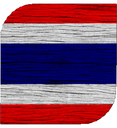 Bandiere Asia Thailandia Quadrato 