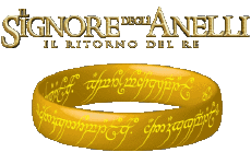 Multimedia Películas Internacional El Señor de los Anillos El Retorno del Rey Logotipo Italiano 