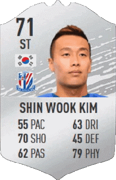 Multimedia Vídeo Juegos F I F A - Jugadores  cartas Corea del Sur Kim Shin Wook 