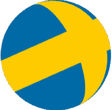 Drapeaux Europe Suède Sphere - Cube 