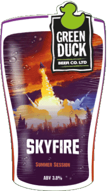 Skyfire-Bebidas Cervezas UK Green Duck 