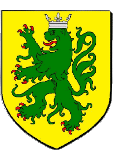 Wappen-Fahnen Frankreich Abteilungen - Städte 50 BRICQUEBEC Wappen