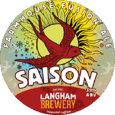 Saison-Getränke Bier UK Langham Brewery 