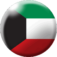 Flags Asia Kuwait Round 