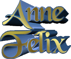 Vorname WEIBLICH - Frankreich A Zusammengesetzter Anne Félix 