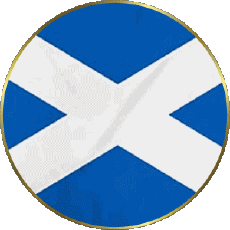 Drapeaux Europe Ecosse Rond 
