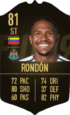 Multimedia Videospiele F I F A - Karten Spieler Venezuela Salomón Rondón 