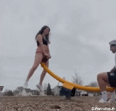 Humor -  Fun PEOPLE Swings Gamelles Fail 