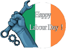 Mensajes Inglés Happy Labour Day Ireland 