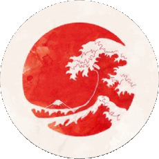 Fahnen Asien Japan Runde 