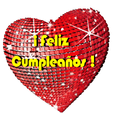 Messages Espagnol Feliz Cumpleaños Corazón 002 