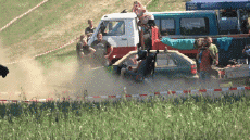 Humour - Fun Transports Tracteurs Accident Fail 