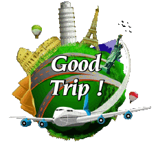 Messages English Good Trip Transparent Background 04 