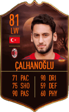 Multimedia Vídeo Juegos F I F A - Jugadores  cartas Turquía Hakan Çalhanoglu 