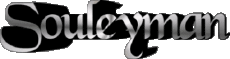 Vorname MANN - Maghreb Muslim S Souleyman 