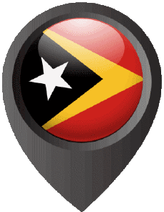 Bandiere Asia Timor Est Perno di posizione 