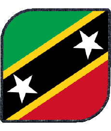 Fahnen Amerika St. Kitts und Nevis Platz 