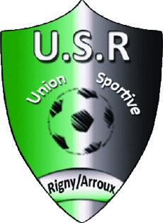 Sports FootBall Club France Logo Bourgogne - Franche-Comté 71 - Saône et Loire US Rigny-sur-Arroux 