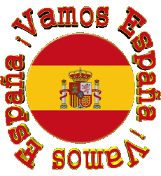 Messages Spanish Vamos España Bandera 