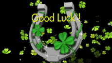 Messagi Inglese Good Luck Sfondo animato 001 