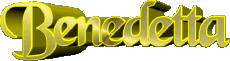 Prénoms FEMININ - Italie B Benedetta 