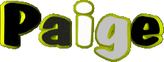 Vorname WEIBLICH  - UK - USA - IRL - AUS - NZ P Paige 