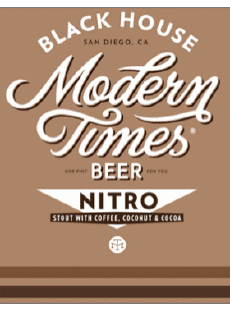 Black House nitro-Getränke Bier USA Modern Times Black House nitro