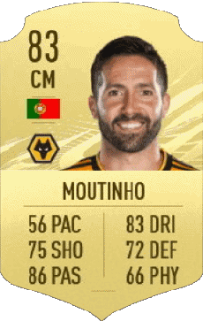 Multimedia Videospiele F I F A - Karten Spieler Portugal João Filipe Moutinho 