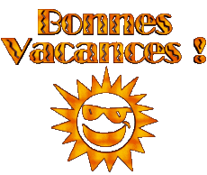 Mensajes Francés Bonnes Vacances Fondo transparente 04 