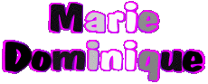 First Names FEMININE - France M Composed Marie Dominique 