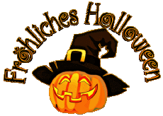 Mensajes Alemán Fröhliches Halloween 02 