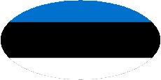 Banderas Europa Estonia Oval 