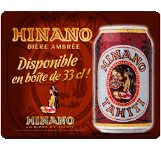 Bebidas Cervezas Francia en el extranjero Hinano 