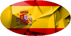 Banderas Europa España Oval 