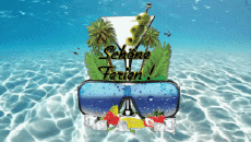 Messages German Schöne Ferien Animated Background 002 