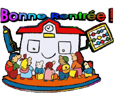 Messages French Bonne Rentrée Transparent Background 07 