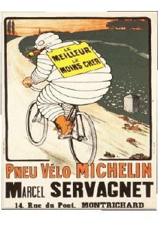 Humour - Fun Affiches Rétro - Marques Michelin 