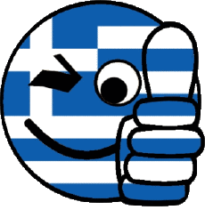 Fahnen Europa Griechenland Smiley - OK 