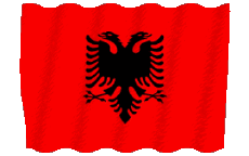 Flags Europe Albania Waving 