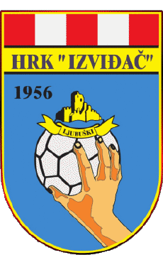 Sport Handballschläger Logo Bosnien und Herzegowina HRK Izvidac 