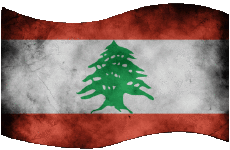 Flags Asia Lebanon Rectangle 