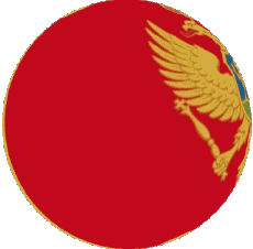 Fahnen Europa Montenegro Kugel - Würfel 