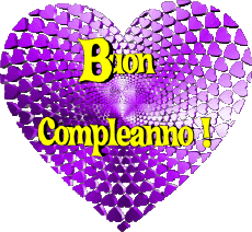 Nachrichten Italienisch Buon Compleanno Cuore 008 
